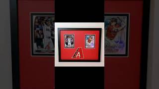 Corbin Carroll Arizona Diamondbacks Display Framed 2 Card Rookie Plaque - Trading Frames