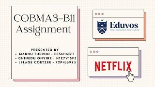 COBMA3-B11 – Presentation – Eduvos Pretoria – 72P4J6995, F8SM16G11, H1Z7V1SF5