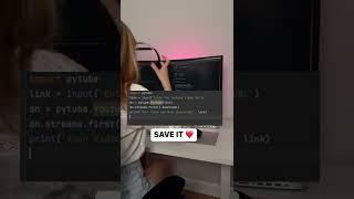 How to download Youtube videos with Python #shorts