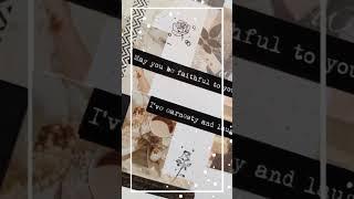 Be Faithful to yourself Beige Art Journal Spread️#aesthetic #shorts #shortsvideo #viralshorts