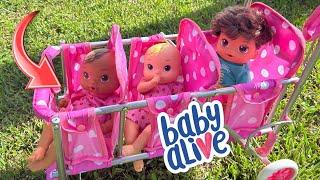 BABY ALIVE newborn girls daily Routine ️