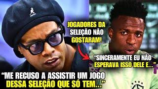 Olha a FORTE DECLARAÇÃO DO RONALDINHO sobre a SELEÇÃO BRASILEIRA HOJE!