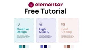 How to make beautiful cards design with Elementor and Wordpress