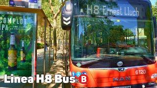 H8 Bus - Barcelona Bus - Full trip