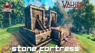 Valheim: Building the Ultimate Stone Fortress - Epic Base Design Part One.