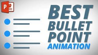 Best PowerPoint Bullet point Slide Animation 