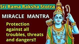 Sri Rama Raksha stotram//Powerful Rama Mantra #ramarakshastotra