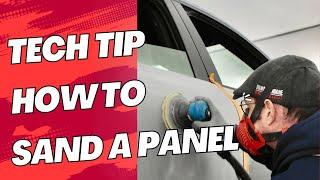 HOW TO SAND A PANEL