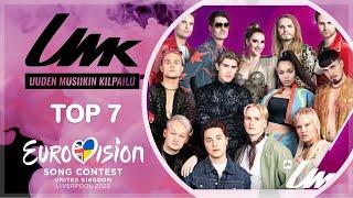 UMK 2023 Top 7 | Eurovision 2023 Finland 