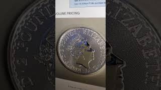 2023 1oz Silver Britannia with QEII just became a semi-numismatic coin?