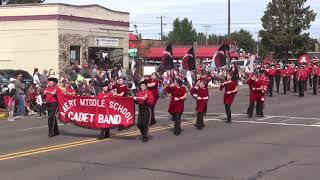 Amery HS and Cadet Bands in 2019 Fall Fest Parade
