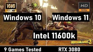 Windows 11 vs windows 10 Gaming Champ Testing