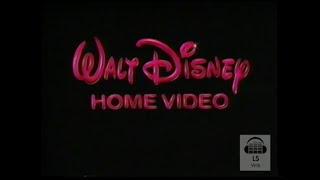 Walt Disney Home Video logo with Portuguese announcer #5 1991