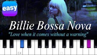 Billie Eilish - Billie Bossa Nova | EASY PIANO TUTORIAL