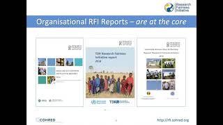 Research Fairness Initiative : RFI Reporting & Global Learning