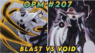 Grabe tinudo na ni Blast. Blast vs Empty Void. One punch man 207