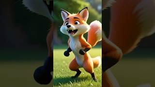 The fox and the crow #ai #animation #animecartoon #cartoon #shorts #motivation