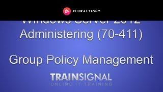 Windows Server 2012 Group Policy Management (70-411)