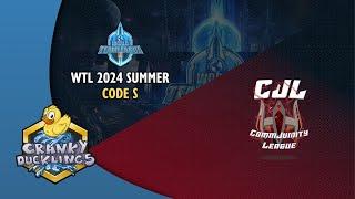 #WTL 2024 Summer: Code S - Round 7 Day 2 | CommJumity League - Group Stage Day 1