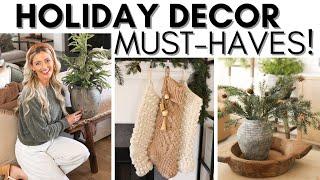 HOLIDAY DECOR MUST-HAVES || CHRISTMAS DECORATING IDEAS || TIMELESS HOLIDAY DECOR STAPLES