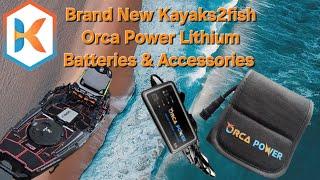 Brand New Kayaks2fish Orca Power Lithium Kayak Batteries & Accessories...