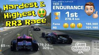 Hardest & Highest Paying Race in Real racing 3