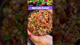 High Protein Sprouts Salad Breakfast Recipe #shorts #food #healthy
