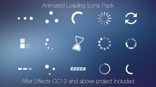 Animated Loading Icons (After Effects template)