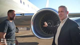 $39.5 million BBJ737 Business/private jet tour
