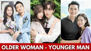 KOREAN CELEBRITY COUPLES OLDER WOMAN YOUNGER MAN ROMANCE 2024 || K-DRAMA COUPLES AGE DIFFERENCE 2024