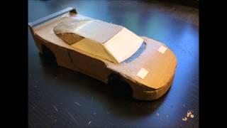 Как сделать модель Ferrari f40 из картона своими руками