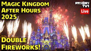 Live: Magic Kingdom After Hours with Double Fireworks featuring Enchantment - Walt Disney World