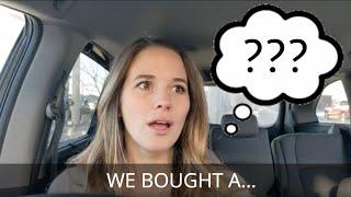 We bought a...