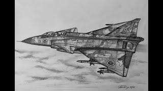 How to Draw a JA-37 Viggen