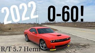 2022 Dodge Challenger RT Hemi 5.7 0-60 test