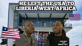 HE LEFT THE UNITED STATES OF AMERICA AND BUILT HIS DREAM KING PLAZA IN LIBERIA WEST AFRICA