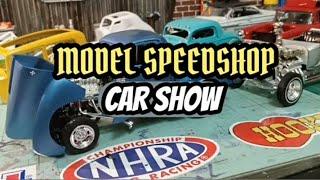 Model Car Show @modelspeedshop #old #modelcars #carshow #hotrod #dragcar #custom #gasser #free #car