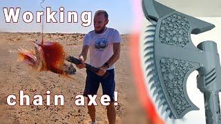 Working chain axe! Berserk approve?