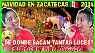 CUBANAS REACCIONAN *por 1ra vez* a la NAVIDAD en ZACATECAS MEXICO 2024 ¡En CUBA NO HACEN NADA!