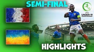 France v Ukraine foot euro u19 football сhampionship | Highlights 25-07-2024