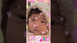 귀여운 손녀 다봄이 My cute granddaughter Dabom #cute #아기 #baby #귀여운 #손녀 #다봄이