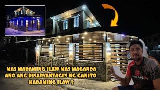 MAS MADAMING ILAW MAS MAGANDA + ANO ANG DISADVANTAGE NG GANITO KADAMING ILAW SA LABAS NG BAHAY ?