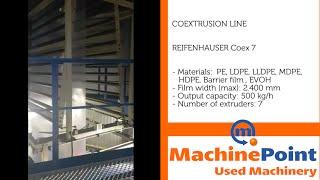 REIFENHAUSER Coex 7 Used COEXTRUSION LINES MACHINES MachinePoint