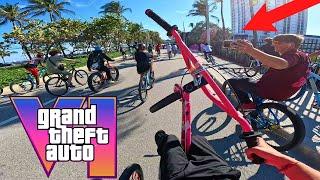 TAKING OVER FLORIDA ON BIKES! (GTA 6 IRL)