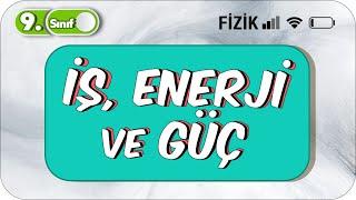 9. Sınıf Fizik: İş, Enerji ve Güç | Basit Anlatım #2023