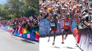 Siffan Hassan pushed Tigist Assefa on Women's Marathon, Siffan Gold Medal Disqualify, Olympic Paris