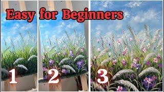 Acrylic Painting Tutorial / Step-by-Step for Beginners