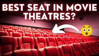 Which is the BEST SEAT in movie THEATRES (Technically)? 3D Animation #shorts