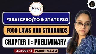 Preliminary : Definition under Food Safety & Standards Act of India 2006 | FSSAI CFSO/TO & State FSO
