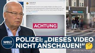 PRÜGELEI IN LÜBECK: Warum will die Polizei, dass dieses Video sofort gelöscht wird?